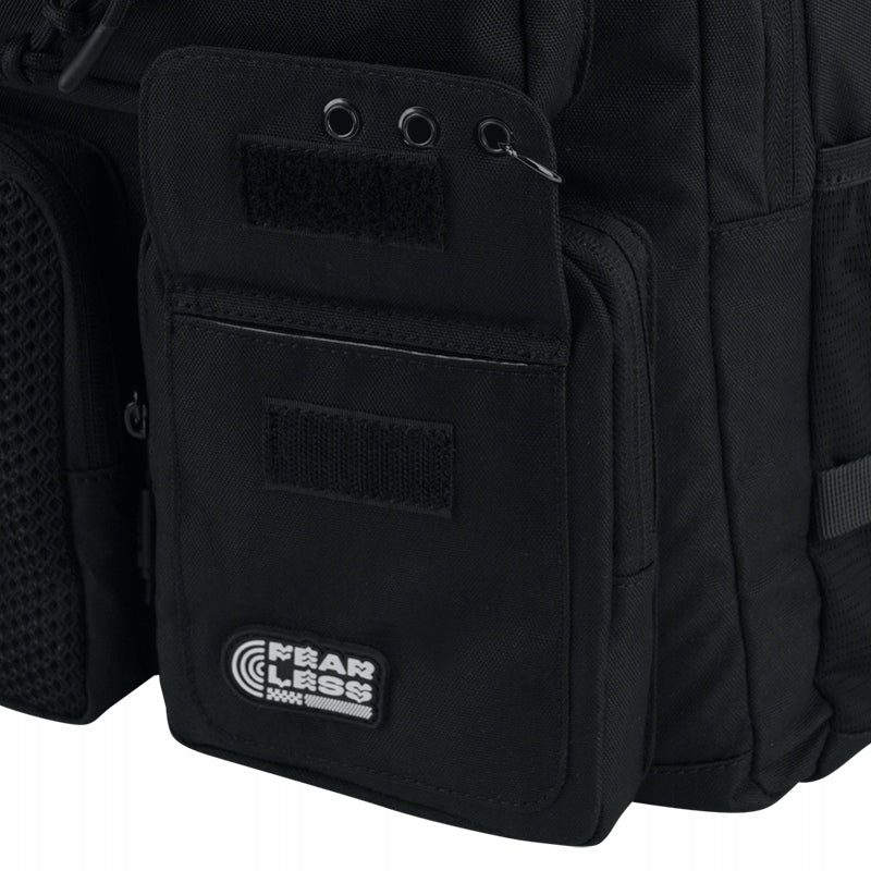 Plecak wielokieszeniowy Kite – przednie przegrody na akcesoria.