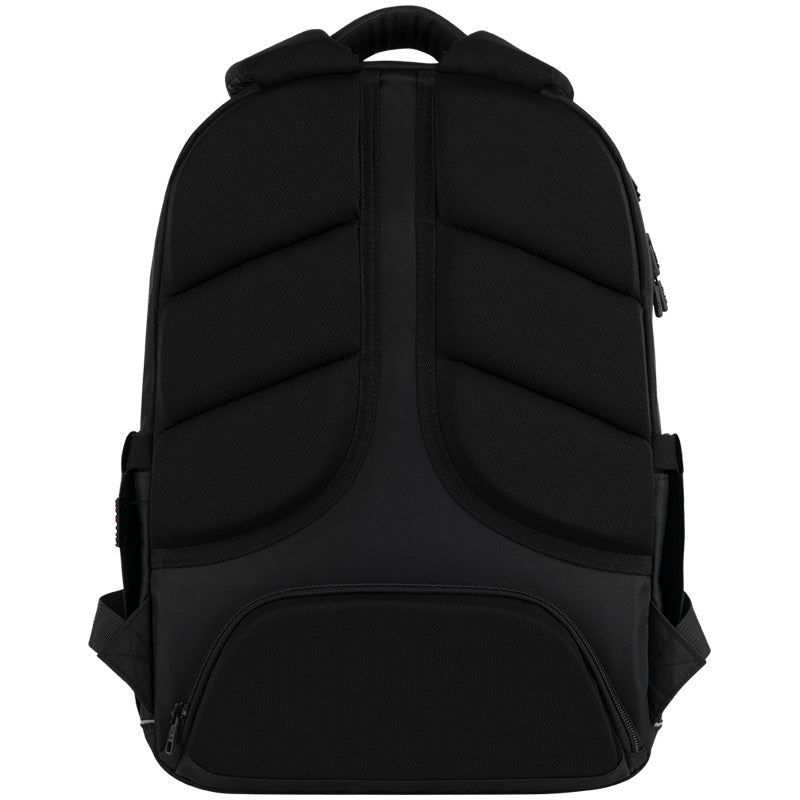 Profilowany panel tylny zapewniający komfort i wsparcie kręgosłupa.