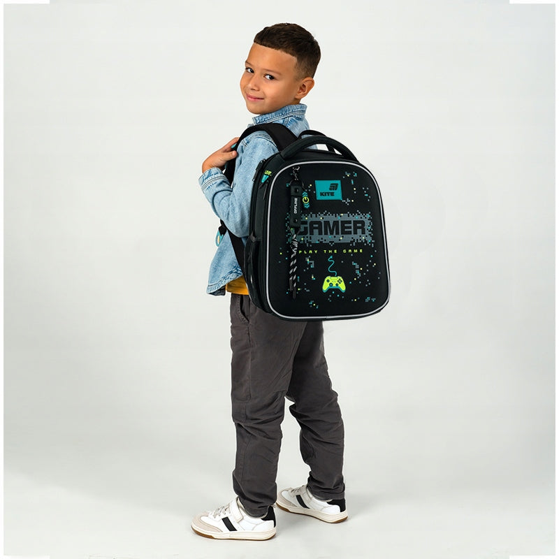 Plecak szkolny Kite z usztywnioną konstrukcją – wersja chłopięca