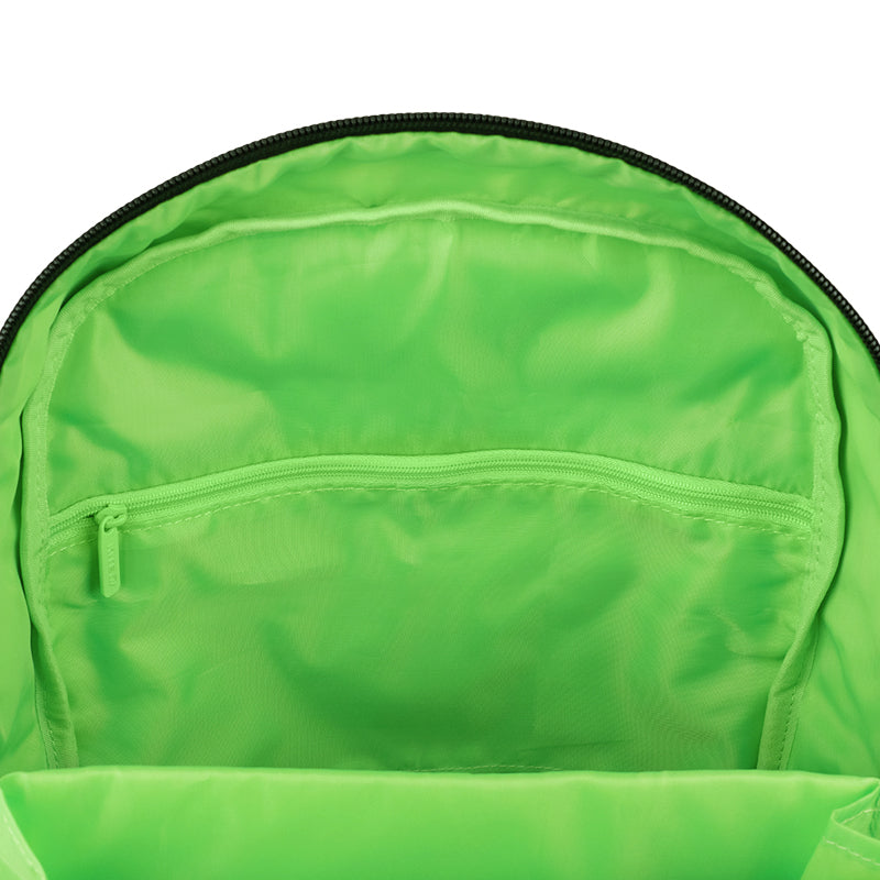 Pojemne wnętrze plecaka szkolnego Kite Urban w kolorze zielonym