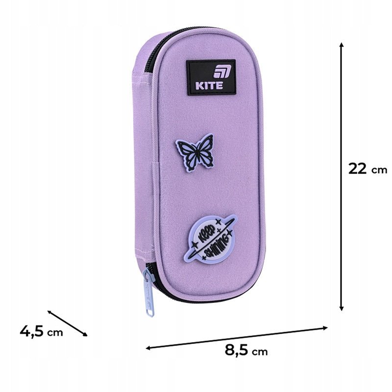 Grafika z dokładnymi wymiarami piórnika Kite K26-599-9.