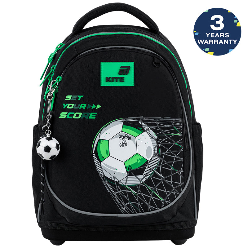 Batoh školský ortopedický pre chlapcov s motívom futbalovej lopty Kite Football