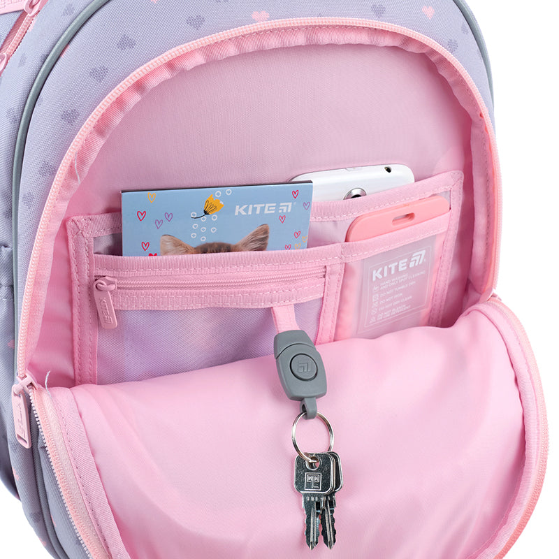 Plecak Kite wnętrze plecaka z organizerem