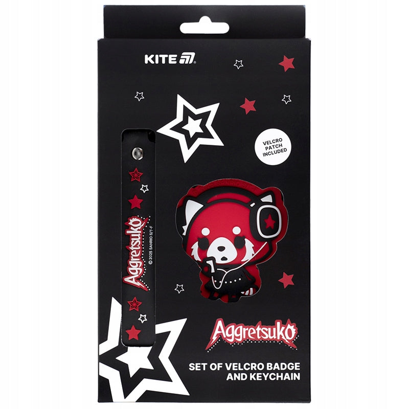 naszywka Aggretsuko na rzep Velcro Kite
