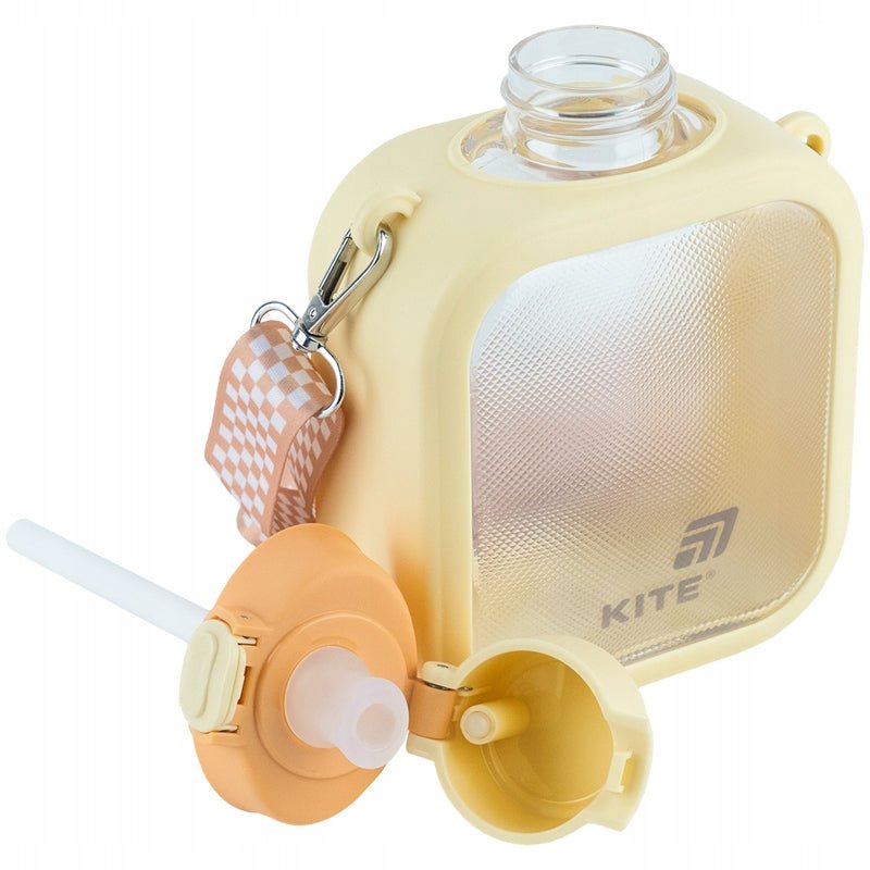 Design butelki Kite - modna kwadratowa forma