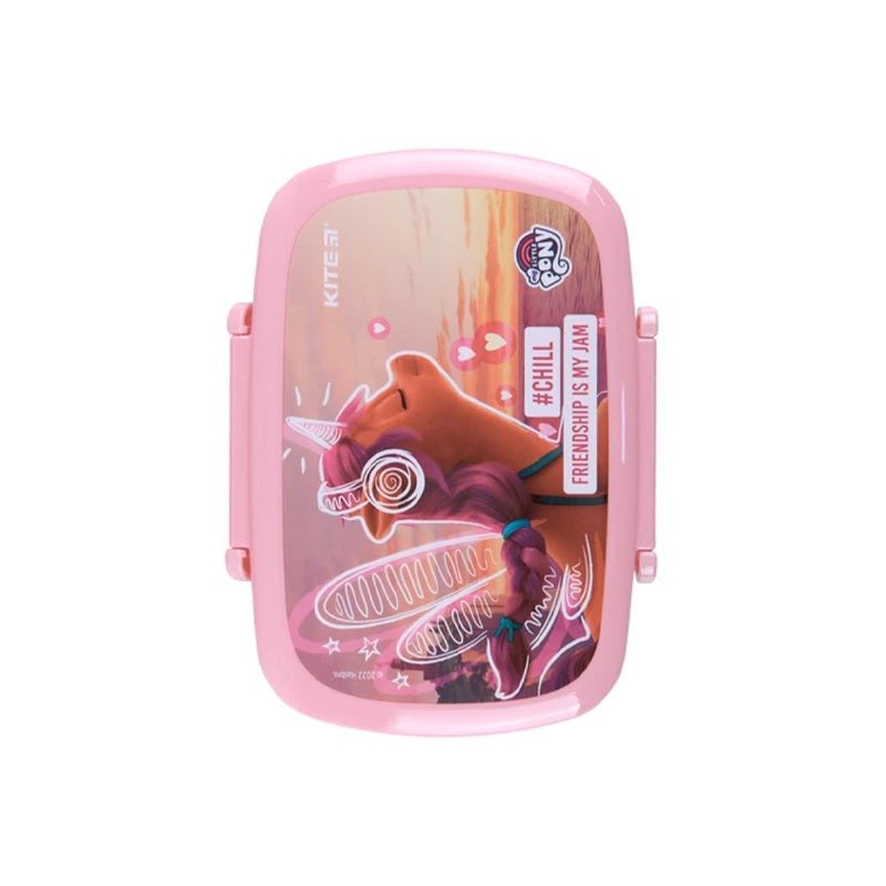 Lunch box różowy ze sztućcami i z mini pojemnikiem 750 ml My Little Pony