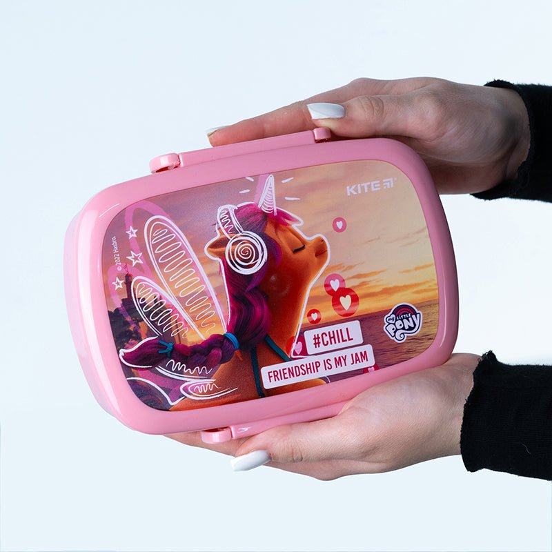 Lunch box z sztućcami i z minipojemnikiem My Little Pony