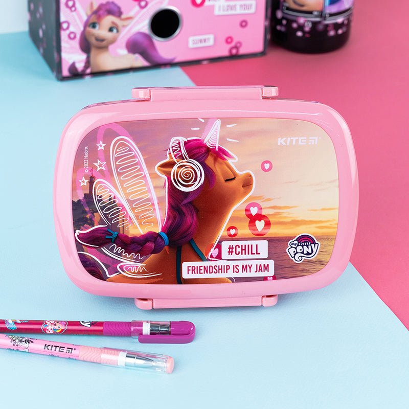 Lunch box z sztućcami i z minipojemnikiem My Little Pony