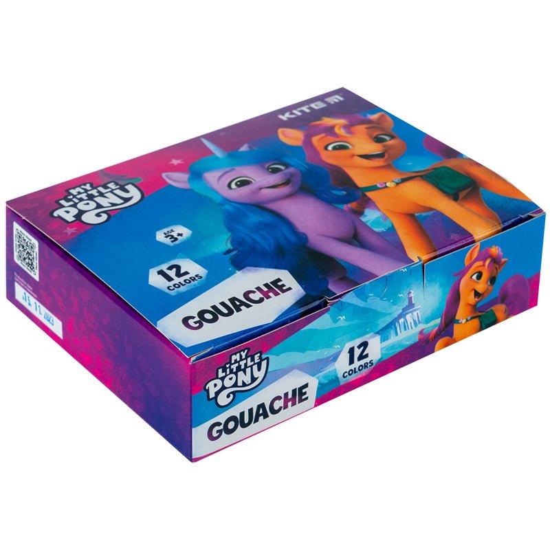 Zestaw farb gwaszowych do szkoły 12 sztuk My Little Pony