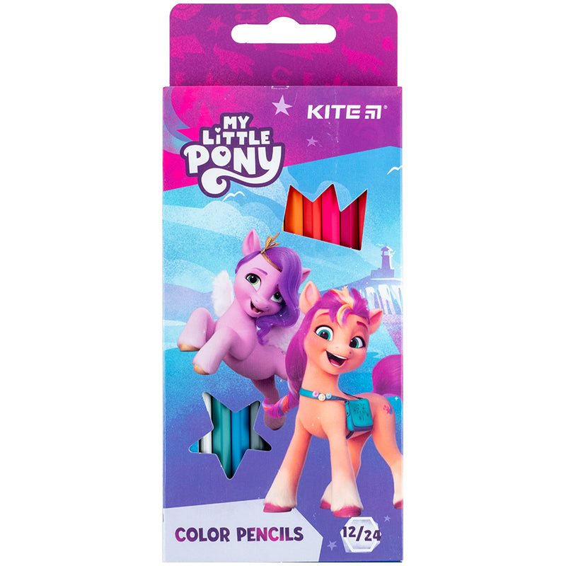 Kredki dwustronne 12 sztuk 24 kolorów My Little Pony