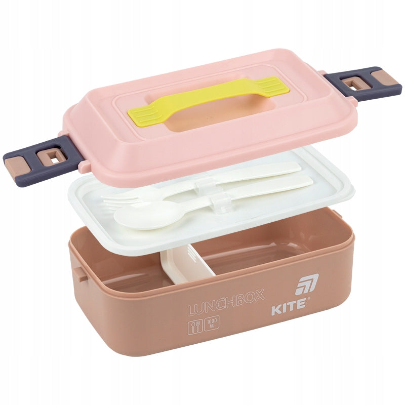 Lunchbox z przegrodą - oddzielne przechowywanie dań