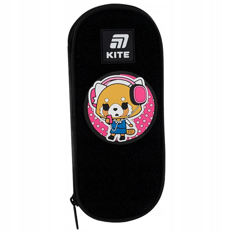 Naszywka 3D Aggretsuko Kite przypięta do piórnika