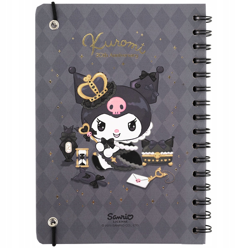 Spiralny notes z gumką i trwałą okładką Kite HK25-190