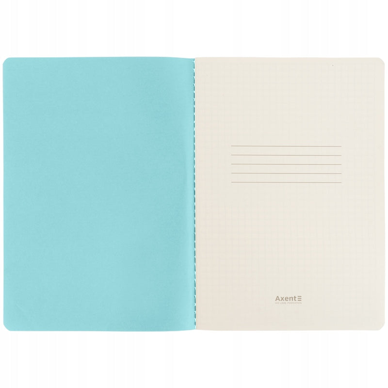 notes A5 Axent różowy w kratkę