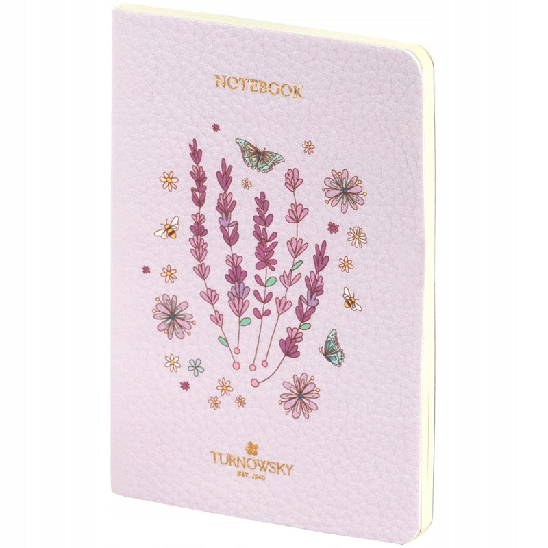 notes A6 Axent w kratkę z kremowym papierem