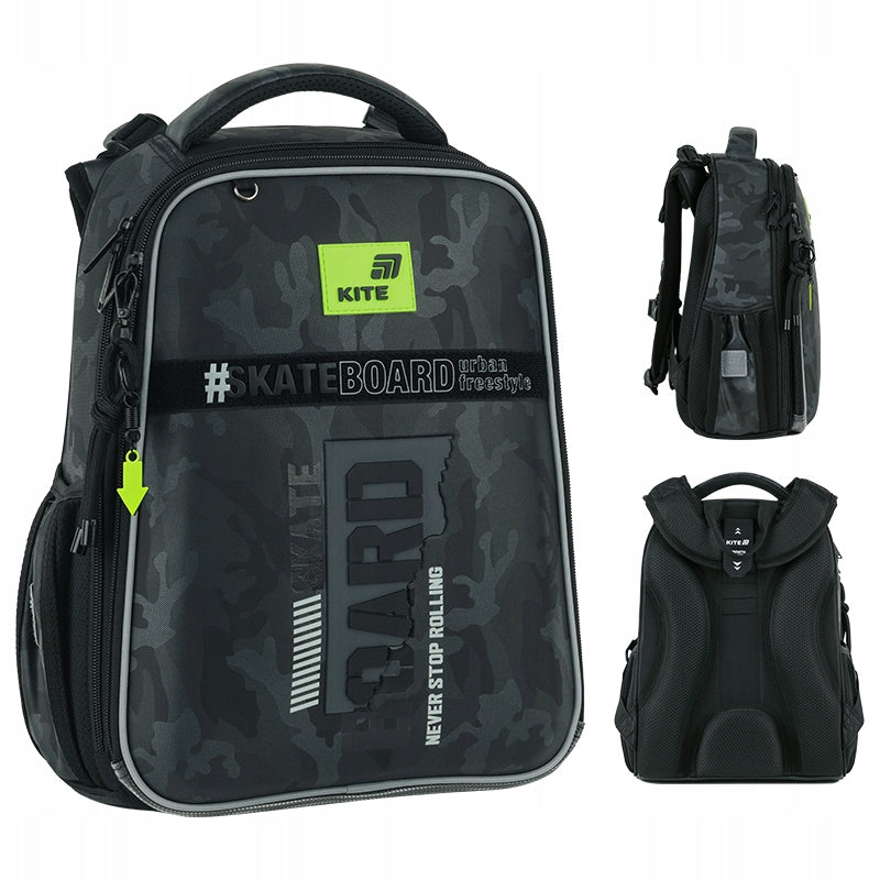 Plecak szkolny Kite pokazany z każdej strony