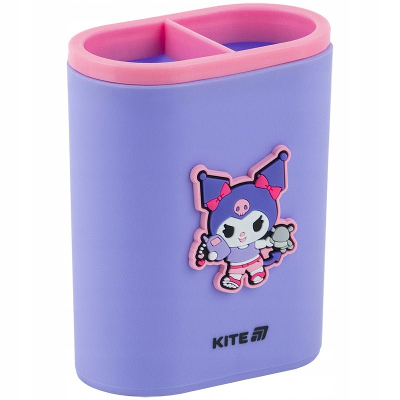 Organizer na biurko Kite Kuromi z figurką i 2 przegródkami