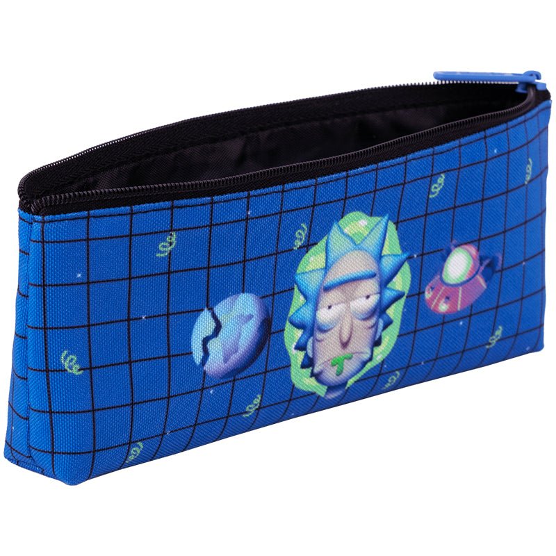 Piórnik saszetka szkolny niebieski Rick and Morty