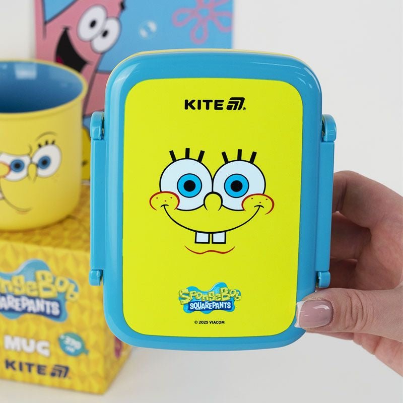Śniadaniówka z przegródkami do szkoły 420ml Sponge Bob Kite