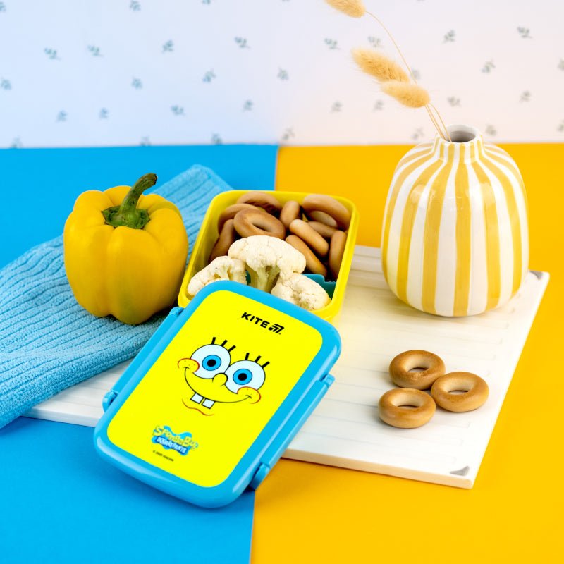 Śniadaniówka z przegródkami do szkoły 420ml Sponge Bob Kite