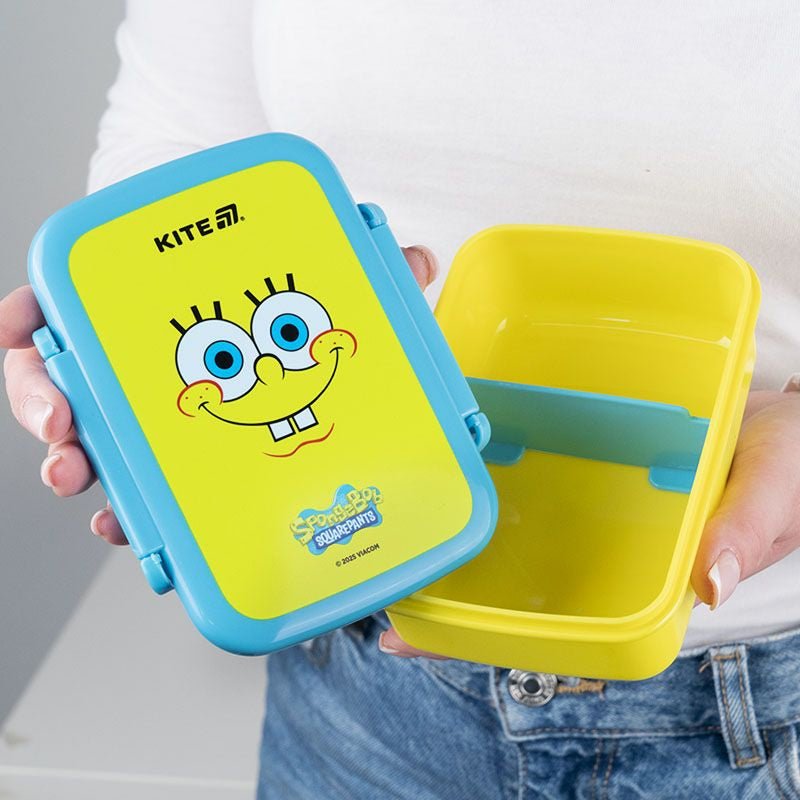 Śniadaniówka z przegródkami do szkoły 420ml Sponge Bob Kite