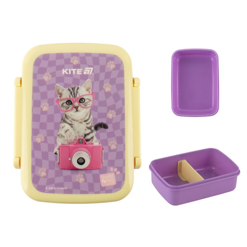 Śniadaniówka z przegródkami do szkoły 420ml Studio Pets Kite