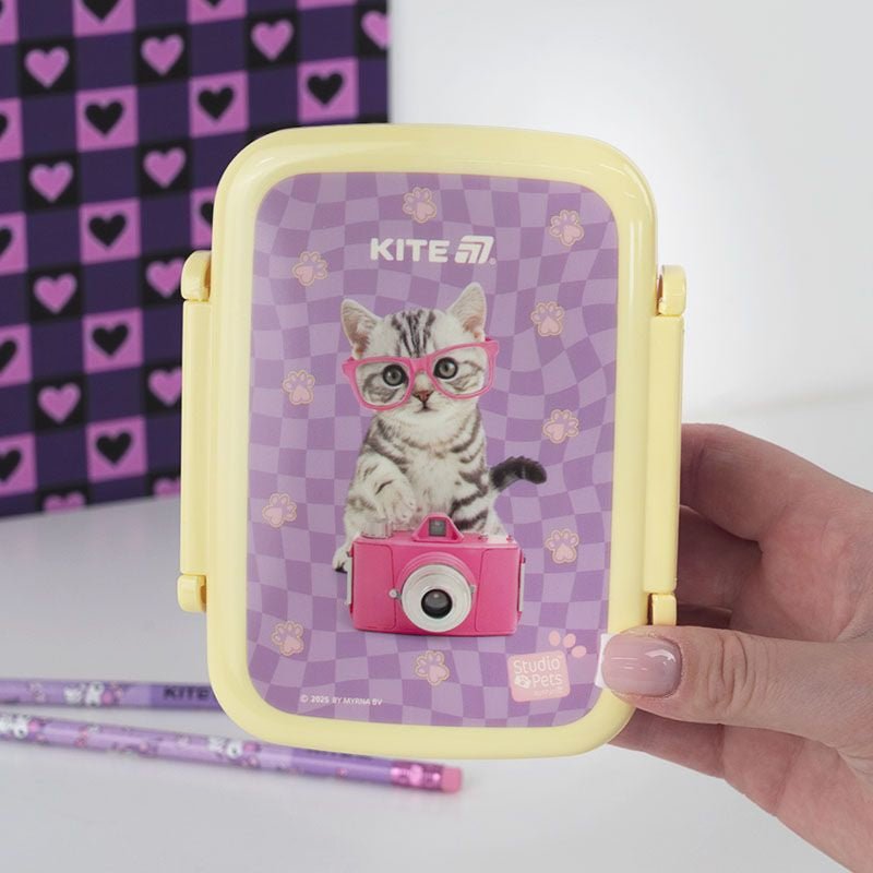 Śniadaniówka z przegródkami do szkoły 420ml Studio Pets Kite