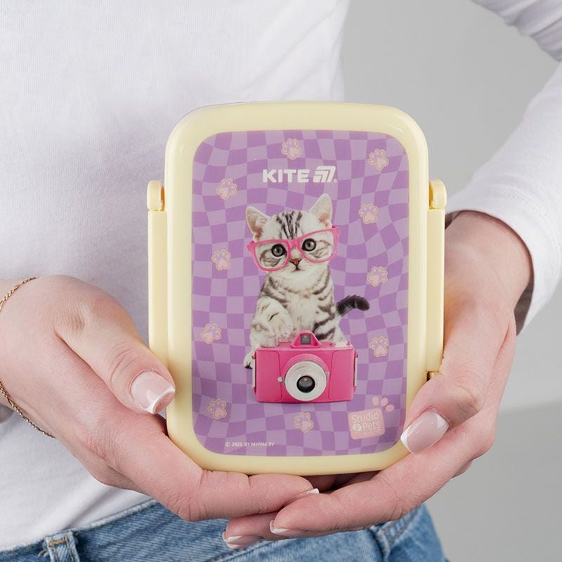 Śniadaniówka z przegródkami do szkoły 420ml Studio Pets Kite