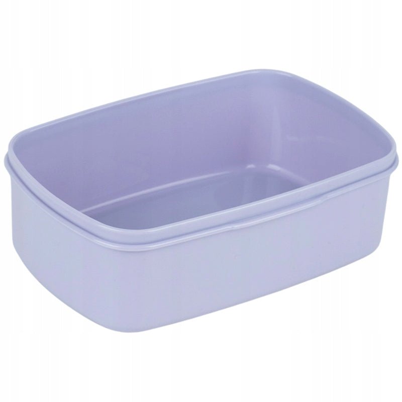Pojemne wnętrze fioletowego lunchboxa Kite o pojemności 750 ml.
