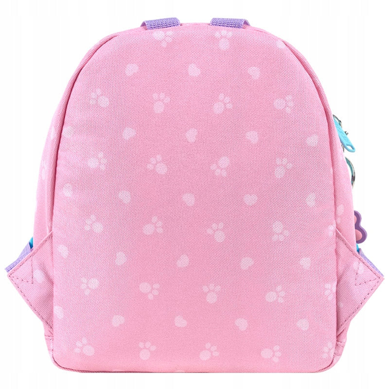 Usztywniona i wygodna plecówka dopasowana do pleców małego dziecka.