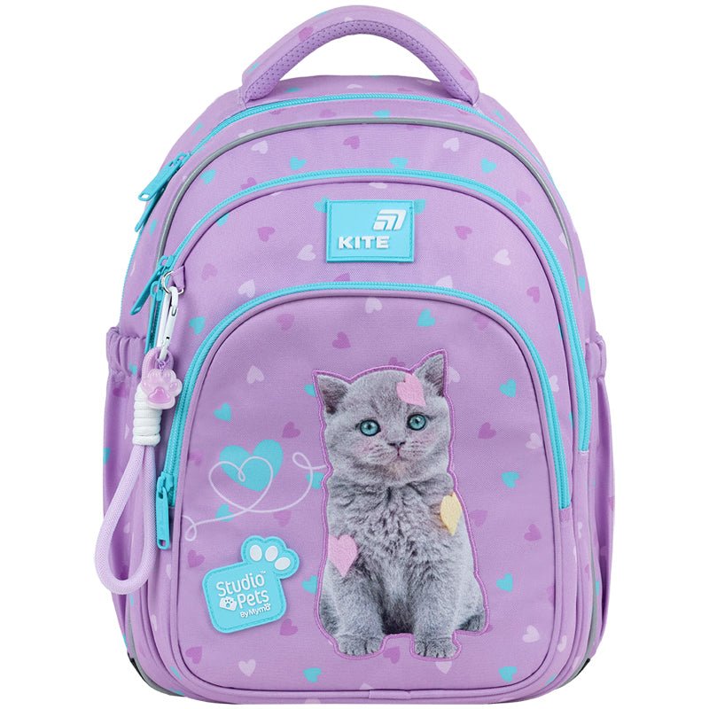 Plecak szkolny ortopedyczny Kite Studio Pets dla dziewczynki 6-8 lat