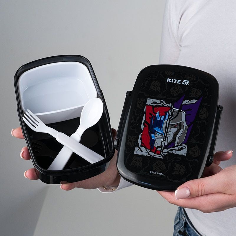 Lunchbox Śniadaniówka ze Sztućcami 750 ml Transformers Kite