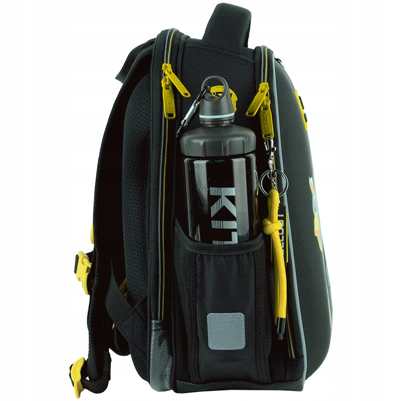 Tornister szkolny Transformers Kite – bok z boczną kieszenią