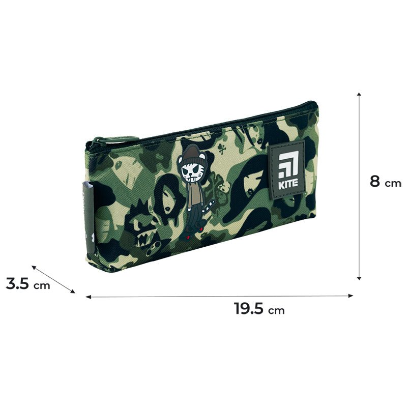 Piórnik saszetka szkolny dla dzieci kamuflażowy Tokidoki