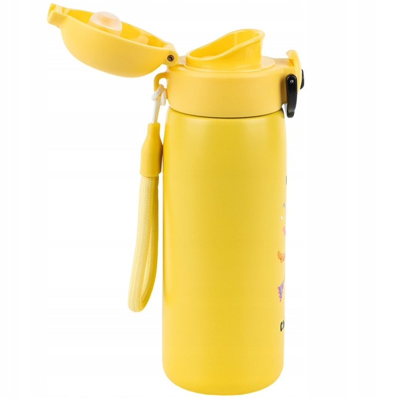 Kolorowy termos z ustnikiem - bezpieczne picie