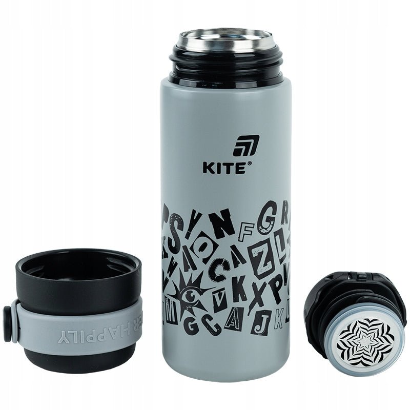 Wnętrze termosu z metalową siateczką-filtrującą