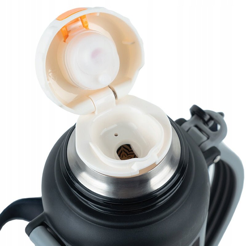 Termos do kompotu i naparów owocowych z metalowym filtrem