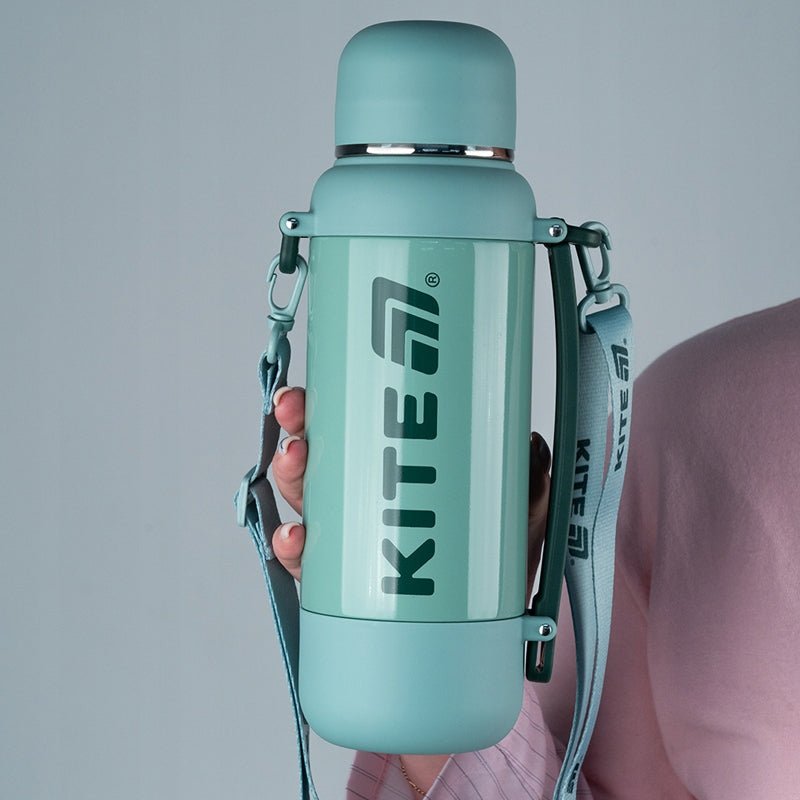 Termos z pokrywką-kubkiem i metalowym filtrem Kite