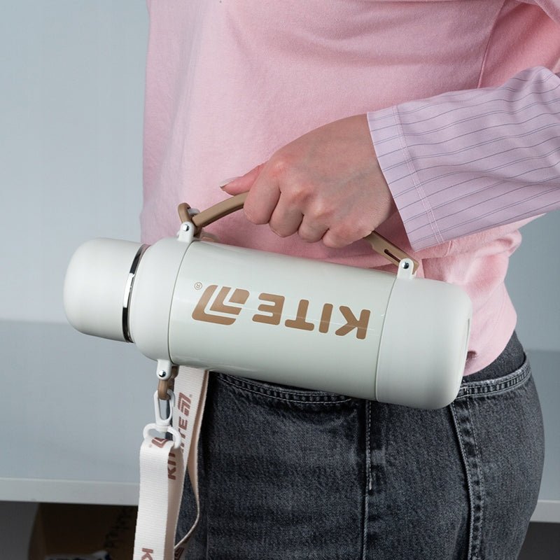 Termos 1200 ml z metalowym filtrem i pokrywką-kubkiem