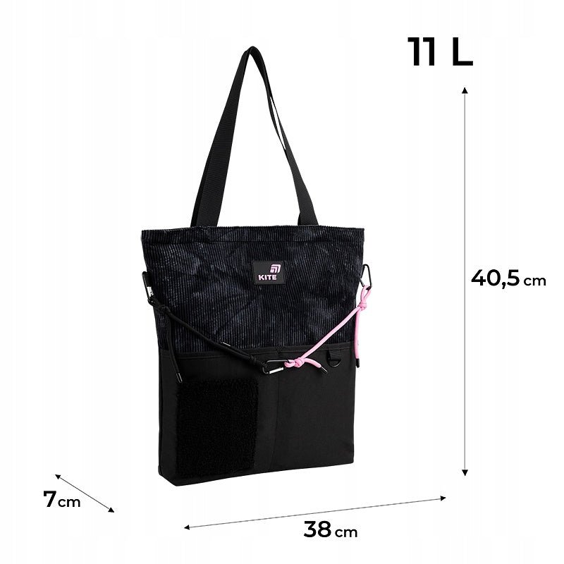 torba dla dziewczyn w stylu casual czarna