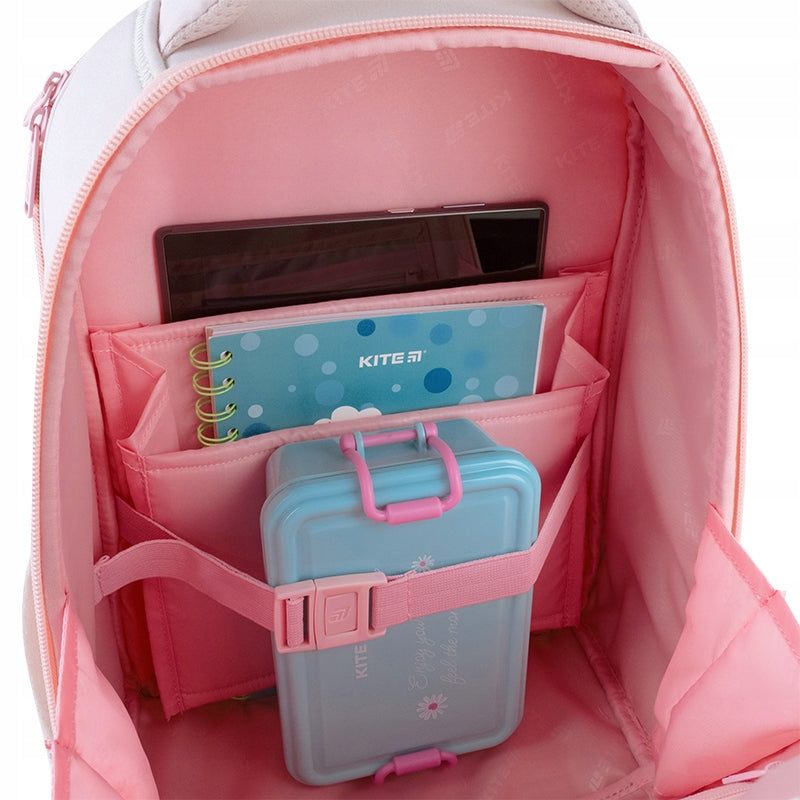 Tornister szkolny ortopedyczny Kite – przegrody wewnętrzne