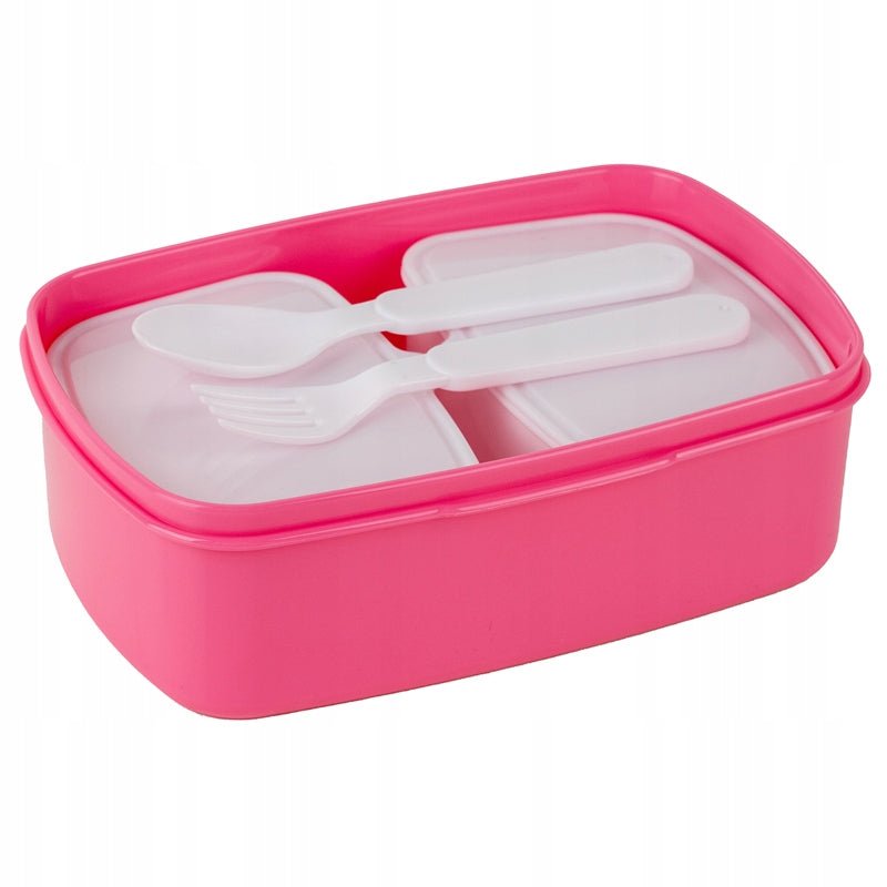 Śniadaniówka dla dziewczynki ze sztućcami 750 ml Hello Kitty