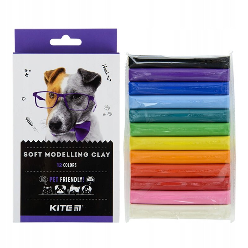 Plastelina woskowo 12 kolorów dla dzieci