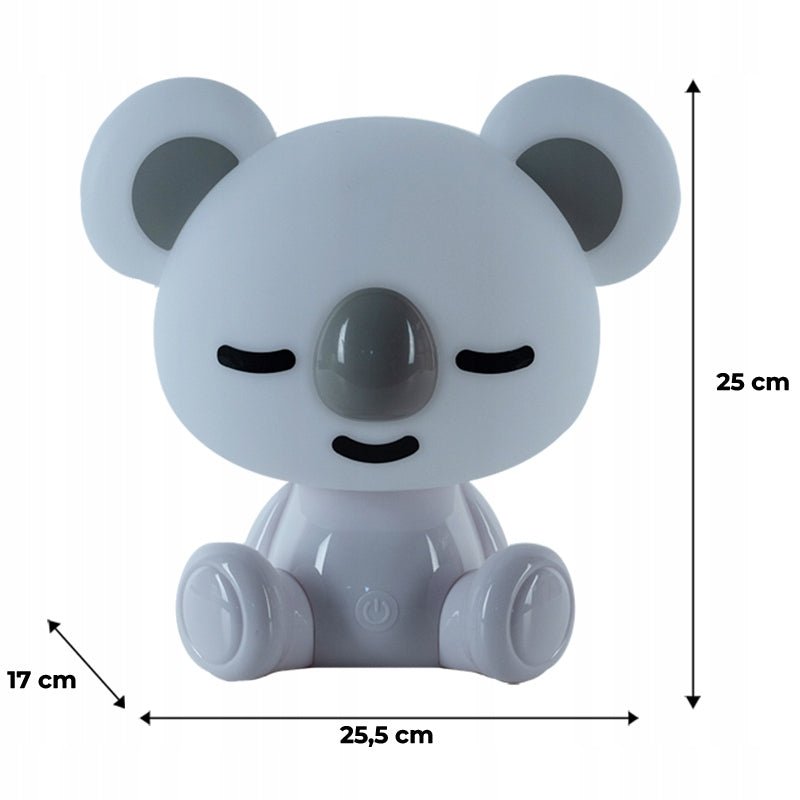 Lampka dziecieca na noc mis koala wymiary