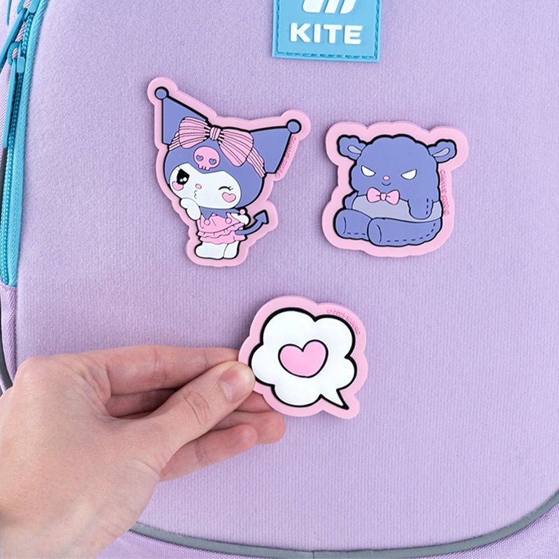 Naszywki na rzep emblemat 3 szt Kuromi Kite