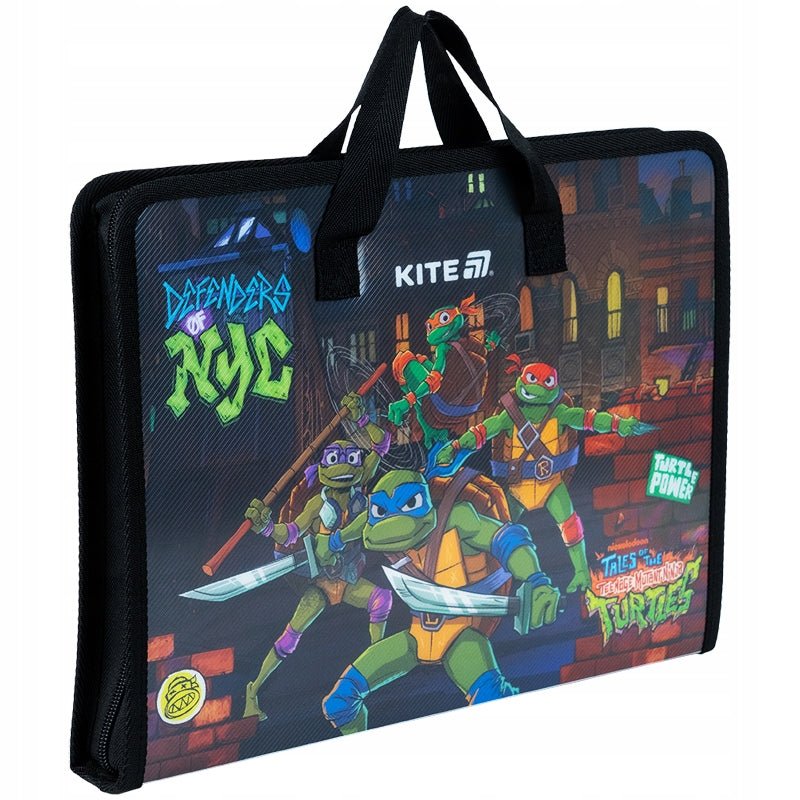 Teczka szkolna z rączką gruba A4 XL Ninja Turtles
