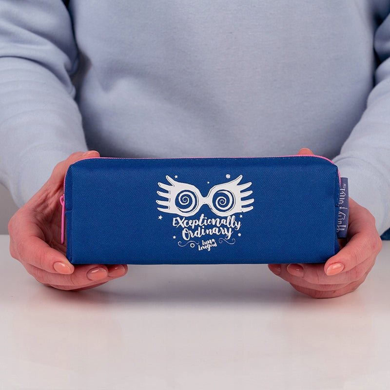 Piórnik saszetka dla dziewczynek niebieski Harry Potter