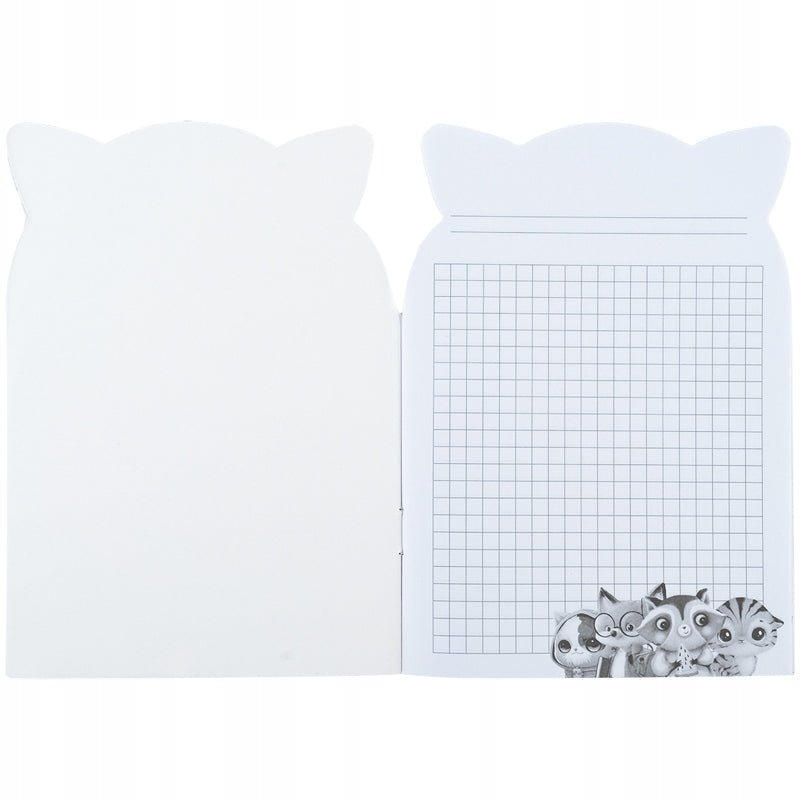 Notes pamiętnik 48 arkuszy niebieski z liskiem