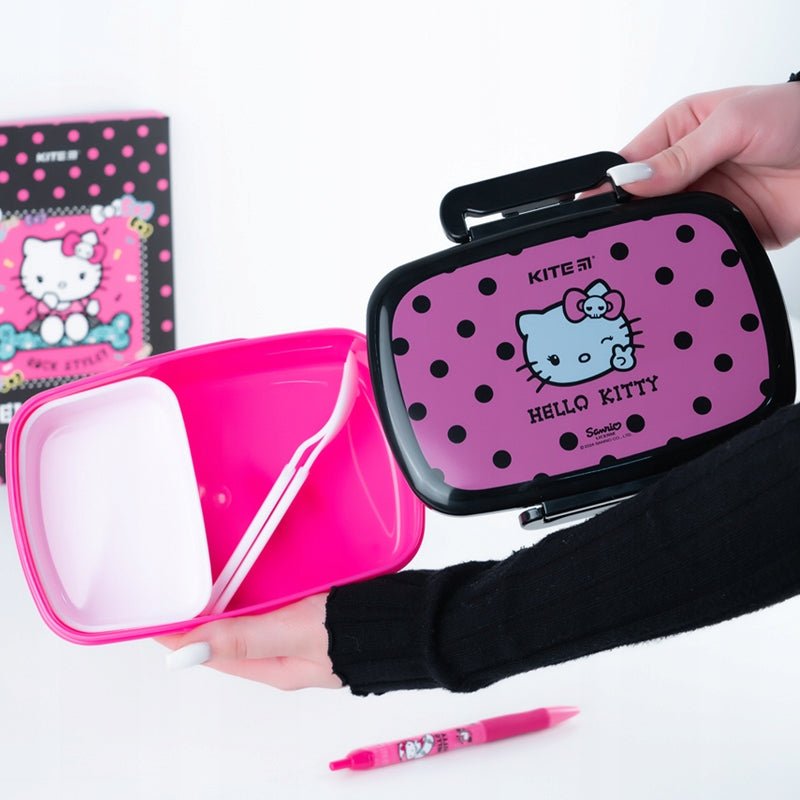 Lunchbox Śniadaniówka ze Sztućcami Hello Kitty 750 ml Kite