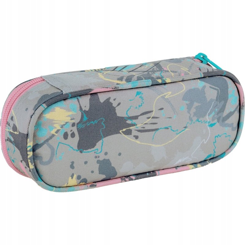 Piórnik saszetka szkolny dla dziewczyny wielokolorowy